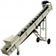 大傾角皮帶輸送機的結構、特點